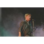 Tom Chaplin signed 12x8 colour photo. Good Condition. All signed pieces come with a Certificate of