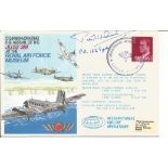 SL Peter Devitt 152 Sqdn signed RAF Museum cover. Good Condition. All signed pieces come with a