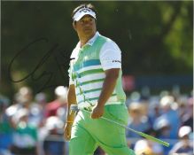 Kiradech Aphibarnrat Signed Golf 8x10 Photo . Good Condition. All signed pieces come with a