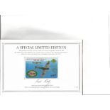 60th anniversary of the spitfire phonecard in presentation wallet. Presentation wallet signed by Sqd