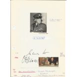 Otto Eduard Hasse signed cad with inset colour photo. He was a German film actor and director.