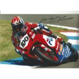 Neil Hodgson signed 12x8 colour photo. Good Condition. All signed pieces come with a Certificate