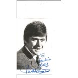 Mike Yarwood signed 6x4 black and white photo. Dedicated. Good Condition. All signed pieces come