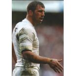 Chris Robshaw Signed England Rugby 8x12 Photo . Good Condition. All signed pieces come with a