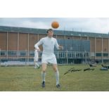 Leeds United Eddie Gray, Football Autographed 12 X 8 Photo, A Superb Image Depicting The Winger