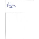 Natasha McElhone signed white card with 10x8 colour photo. Good Condition. All signed pieces come