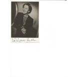 Flora Robson signed 7x5 black and white photo. 28 March 1902 7 July 1984 was an English actress