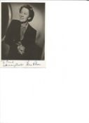 Flora Robson signed 7x5 black and white photo. 28 March 1902 7 July 1984 was an English actress