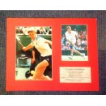 Yevgeny Kafelnikov Signed Tennis 15.5x20 Photo Display . Good Condition. All signed pieces come with