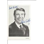 Leslie Crowther signed 6x4 black and white photo. Good Condition. All signed pieces come with a