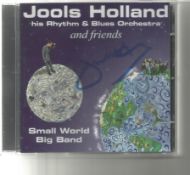 Jools Holland signed CD insert for Small World Big Band, CD included . Good Condition. All signed