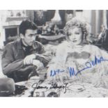 James Stewart and Marlene Dietrich Destry Rides Again. 10x8 photo signed by both legendary actors