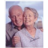 One foot in the grave Richard Wilson and Annette Crosbie signed 10 x 8 inch photo of both in