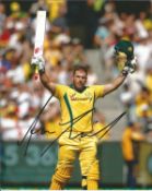 Aaron Finch Signed Australia Cricket 8x10 Photo . Good Condition. All signed pieces come with a