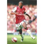 William Gallas Signed Arsenal 8x12 Photo . Good Condition. All signed pieces come with a Certificate