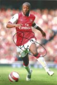 William Gallas Signed Arsenal 8x12 Photo . Good Condition. All signed pieces come with a Certificate