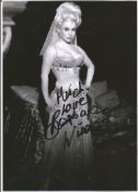 Barbara Windsor Actress Signed Carry On 5x7 Photo . Good Condition. All signed pieces come with a