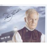 Dr Who Derek Jacobi signed 10 x 8 inch photo of Jacobi in character as 'The Master'. Good Condition.