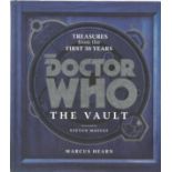 Multi signed Doctor Who - the vault - treasures from the first 50 years hardback book, Signed inside