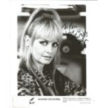 Twiggy signed 10x8 black and white photo. Dedicated. Good Condition. All signed pieces come with a