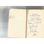 WW2 ace James Goodson signed copy of his softback book Tumult in the Clouds, Dedicated to a fellow