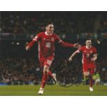 Harry Wilson Signed Wales 8x10 Photo . Good Condition. All signed pieces come with a Certificate