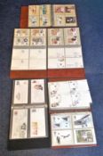 PHQ card collection in 5 royal mail full size albums with slip cases. Well over 400 cards
