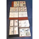 PHQ card collection in 5 royal mail full size albums with slip cases. Well over 400 cards