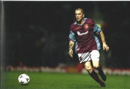 Julian Dicks Signed West Ham United 8x12 Photo . Good Condition. All signed pieces come with a