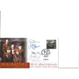 Rowan Atkinson, Tony Robinson, Stephen Fry, Hugh Laurie and Tim McInnerny signed 90th anniv The