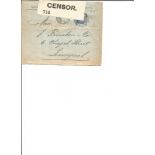 Envelope opened by Censor mail, Postmark Geneva mailing address Liverpool. Good Condition. All