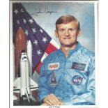 John H Casper signed 10x8 colour NASA photo. Good Condition. All signed pieces come with a