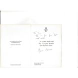 WW2 617 Sqn Mark Flatman signed Christmas card to 617 Sqn Dambuster Historian Jim Shortland. Good