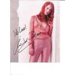 Alicia Witt signed 10x8 colour photo. Good Condition. All signed pieces come with a Certificate of