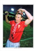 Mike Duxbury Signed Manchester United Fa Cup 12x16 Photo . Good Condition. All signed pieces come