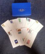 Olympic FDC collection. 20 plus included. Covers various countries from Olympique committee.