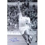 Leeds United Trevor Cherry, Football Autographed 12 X 8 Photo, A Superb Image Depicting Cherry