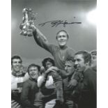 Ron Harris Signed Chelsea Fa Cup 8x10 Photo . Good Condition. All signed pieces come with a