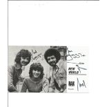New World signed 6x4 black and white photo. Good Condition. All signed pieces come with a