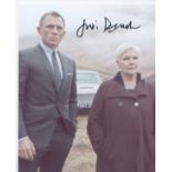 James Bond Judi Dench. 10x8 sized picture of Dame Judi Dench in character. Good Condition. All