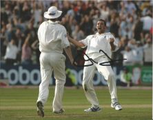 Steve Harmison Signed England Cricket 8x10 Photo. Good Condition. All signed pieces come with a