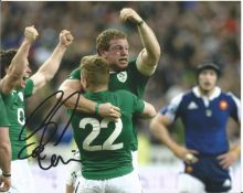 Sean Cronin Signed Ireland Rugby 8x10 Photo . Good Condition. All signed pieces come with a