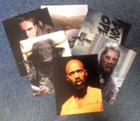 Assorted signed 10x8 photo collection. 6 photos. Signatures Scifi Actors