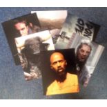 Assorted signed 10x8 photo collection. 6 photos. Signatures Scifi Actors