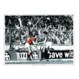 Sammy Mcilroy Signed Manchester United Fa Cup 12x16 Photo . Good Condition. All signed pieces come