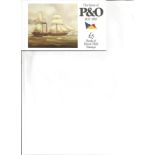 Royal Mail complete prestige stamp booklet The Story of P and O 1837 1987. Good Condition. We