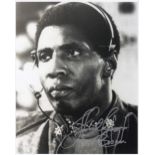 Blowout Sale! Battlestar Galactica Herbert Jefferson hand signed 10x8 photo. This beautiful hand