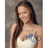 Blowout Sale! Terminator Moon Bloodgood hand signed 10x8 photo. This beautiful hand signed photo