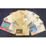 Concorde FDC collection. 9 included. Includes First Commercial charter flight, first scheduled