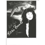 Elkie Brooks signed 10x8 black and white photo. Good Condition. All signed pieces come with a